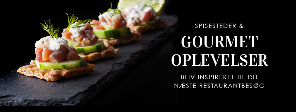 Find lækker mad på portalen der er et udbud af restauranter og spisesteder